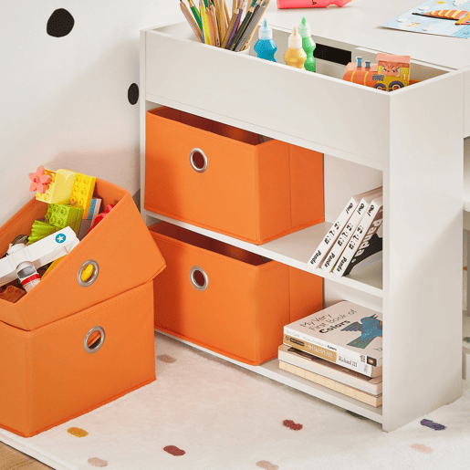 Conjunto de Mesa Infantil e 2 Cadeiras de Mesa SoBuy KMB75-W