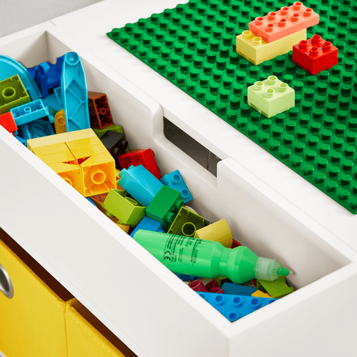 Conjunto de Mesa Infantil e 2 Cadeiras de Mesa SoBuy KMB75-W