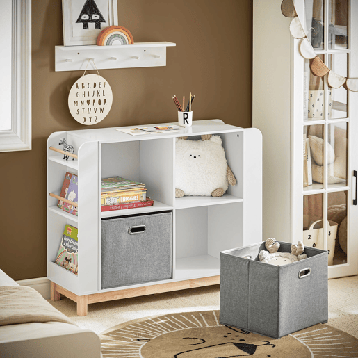 Estante infantil organizadora de brinquedos SoBuy KMB85-W