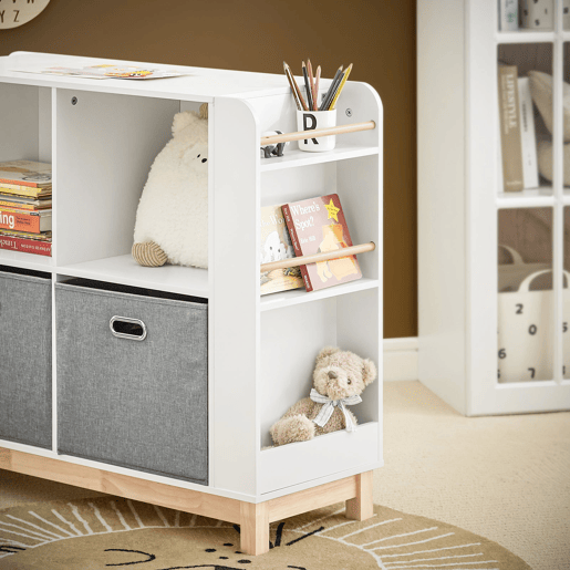 Estante infantil organizadora de brinquedos SoBuy KMB85-W
