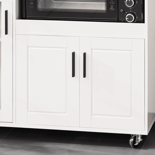 SoBuy armário com rodas, armário de cozinha, carrinho de cozinha FSB78-W