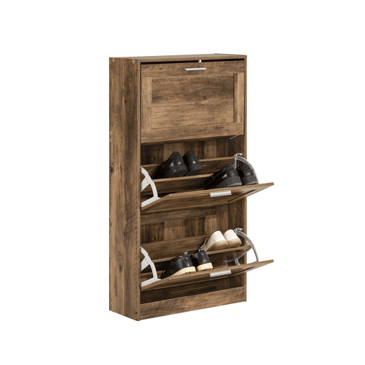 SoBuy Sapateira com 3 abas FSR137-L-F