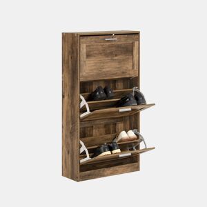 SoBuy Sapateira com 3 abas FSR137-L-F