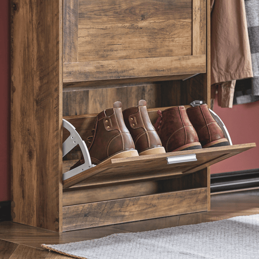 SoBuy Sapateira com 3 abas FSR137-L-F