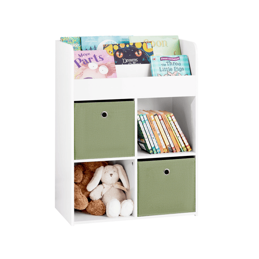 Estante de brinquedos e livros infantis SoBuy KMB79-W