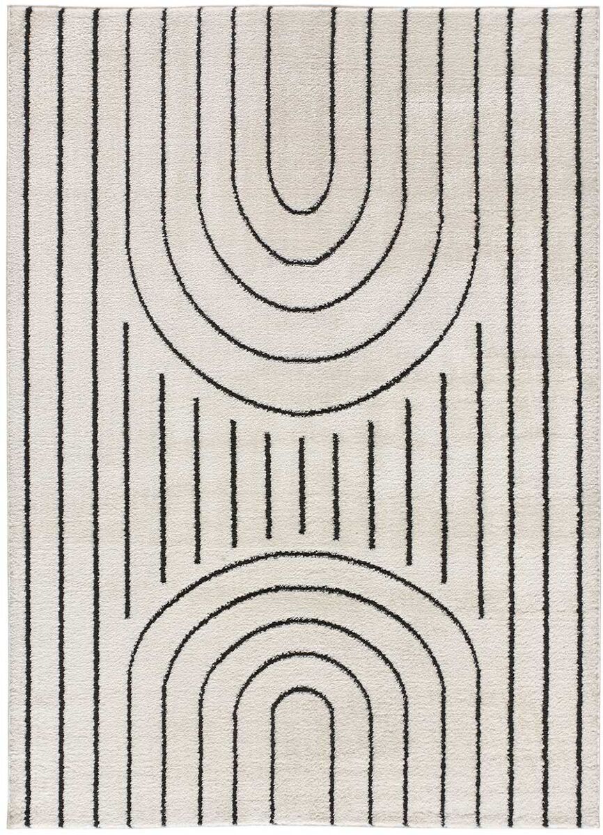 ATTICGO Alfombra con relieve Blanche 140x200
