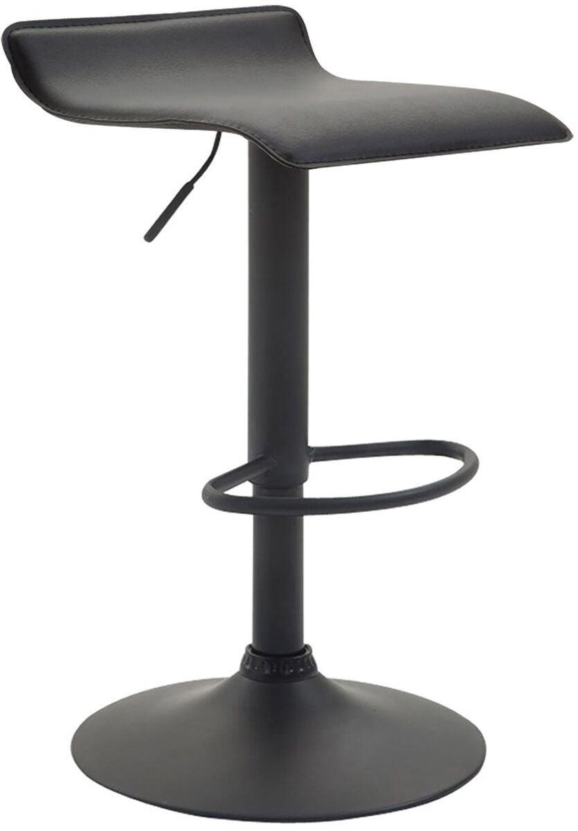 Taburete de bar dyn v2 tapizado en cuero sintético 39x36x63-84 cm