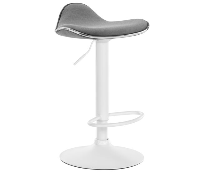 Taburete shanghai en tela 45x45x71-91 cm
