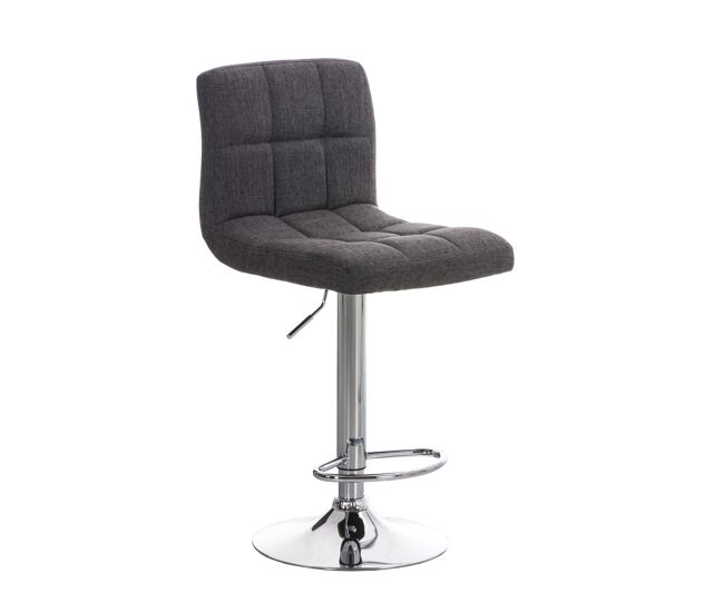 Taburete de bar peru en tela 47x46x114 cm