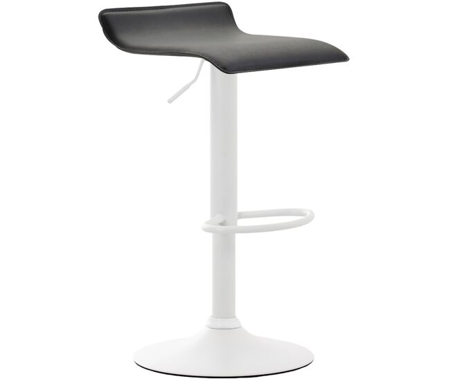 Taburete de bar dyn v2 tapizado en cuero sintético 39x36x63-84 cm