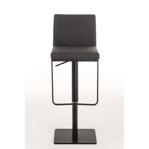 Taburete de bar Funda de tela Panamá Gris oscuro 44X42X86 cm