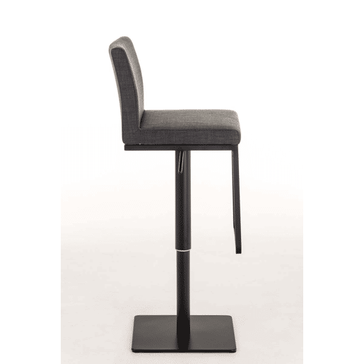 Taburete de bar Funda de tela Panamá Gris oscuro 44X42X86 cm