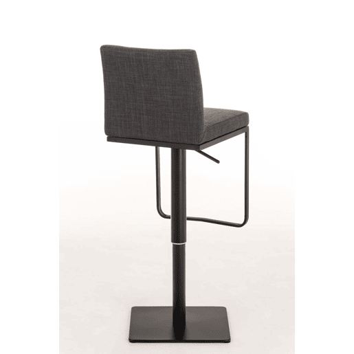 Taburete de bar Funda de tela Panamá Gris oscuro 44X42X86 cm