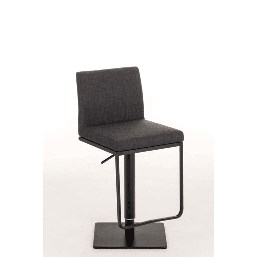 Taburete de bar Funda de tela Panamá Gris oscuro 44X42X86 cm