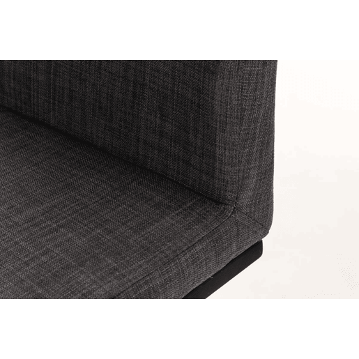 Taburete de bar Funda de tela Panamá Gris oscuro 44X42X86 cm