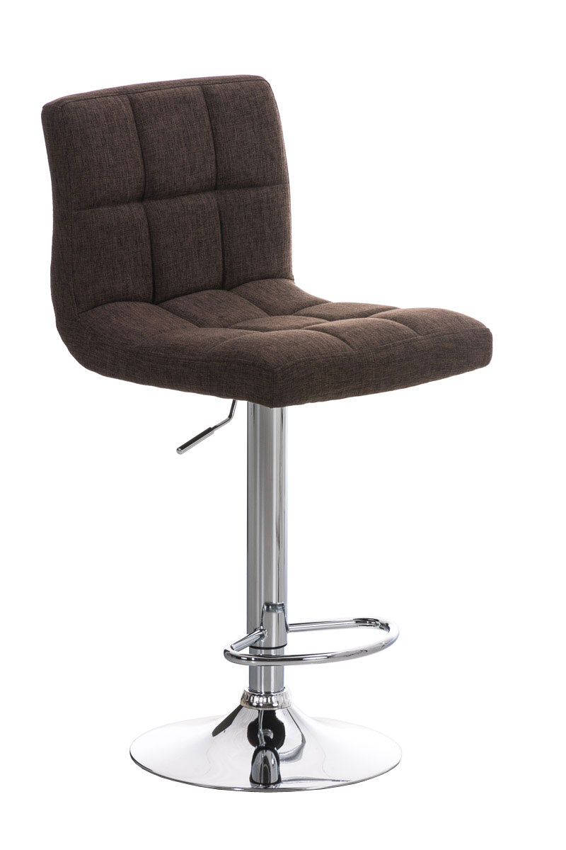 Taburete de bar peru en tela 47x46x114 cm