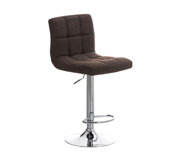 Taburete de bar peru en tela 47x46x114 cm