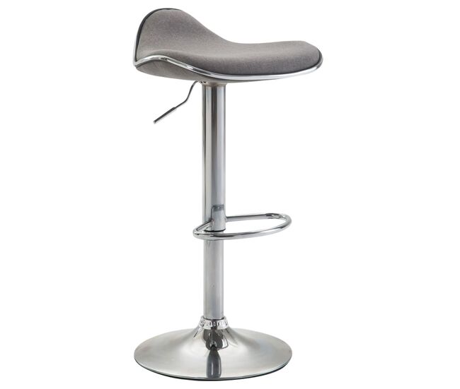 Taburete shanghai en tela 45x45x71-91 cm