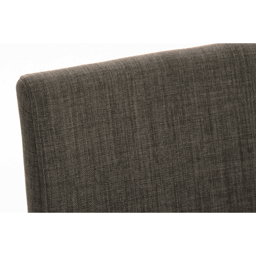 Taburete de bar Funda de tela Panamá Gris oscuro 44X42X86 cm