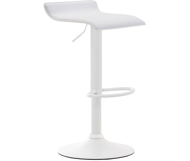 Taburete de bar dyn v2 tapizado en cuero sintético 39x36x63-84 cm