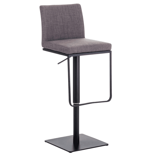 Taburete de bar Funda de tela Panamá Gris 44X42X86 cm