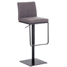 Taburete de bar Funda de tela Panamá Gris 44X42X86 cm