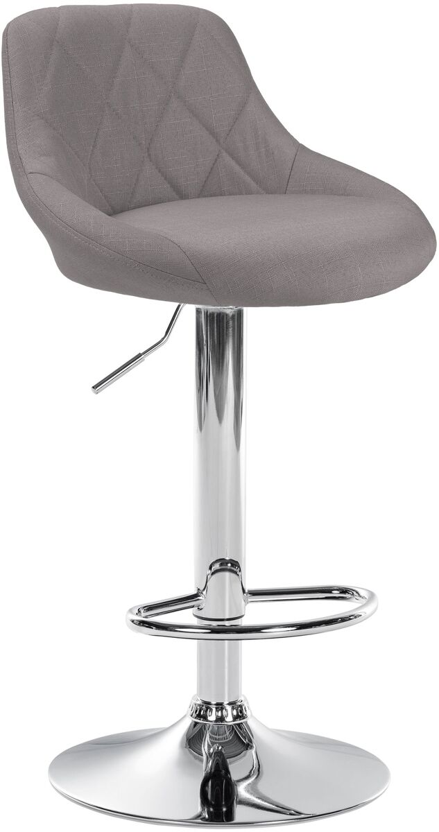 Taburete de bar lazio tapizado en tela 49x46x83-104