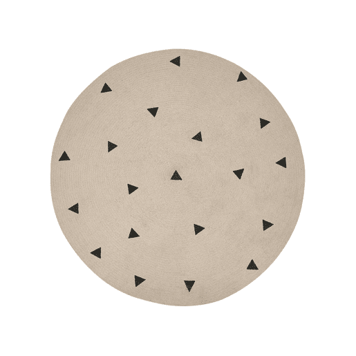 Tapetes para Crianças DURG Creme ø 140 cm Algodão