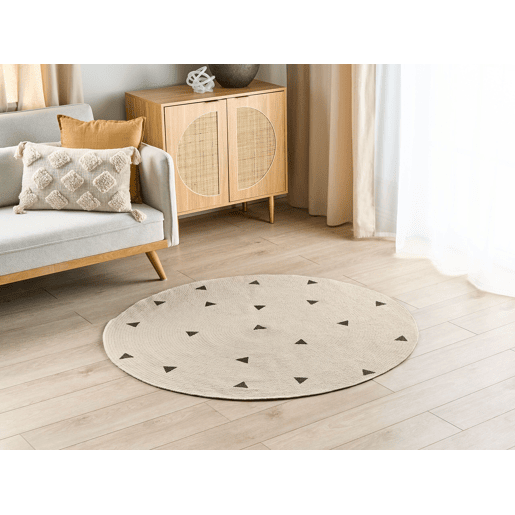 Tapetes para Crianças DURG Creme ø 140 cm Algodão