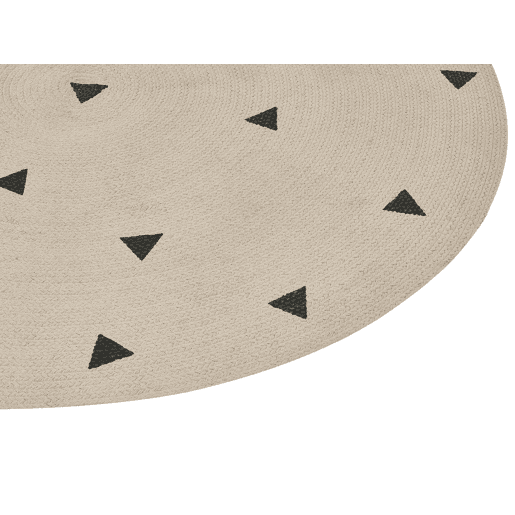 Tapetes para Crianças DURG Creme ø 140 cm Algodão