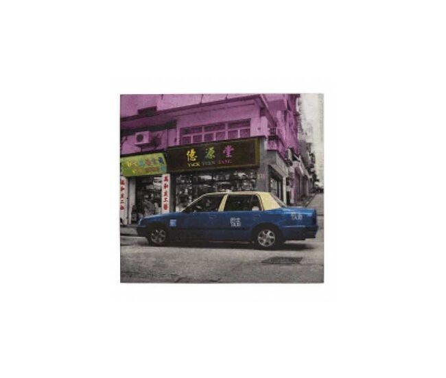Cuadro taxi blue t