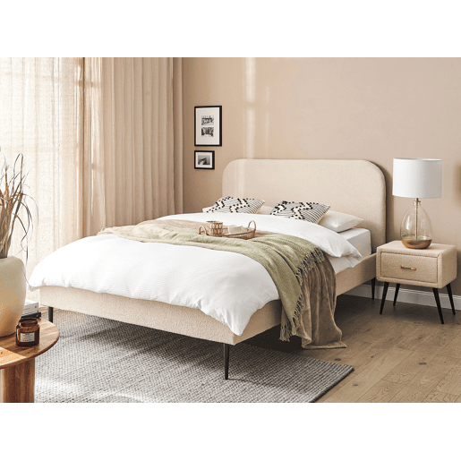 Beliani Cama Bouclé FLAYAT