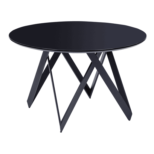 Mesa de jantar OXHILL Preto 120 cm 120 cm