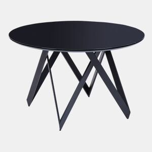 Mesa de jantar OXHILL Preto 120 cm 120 cm