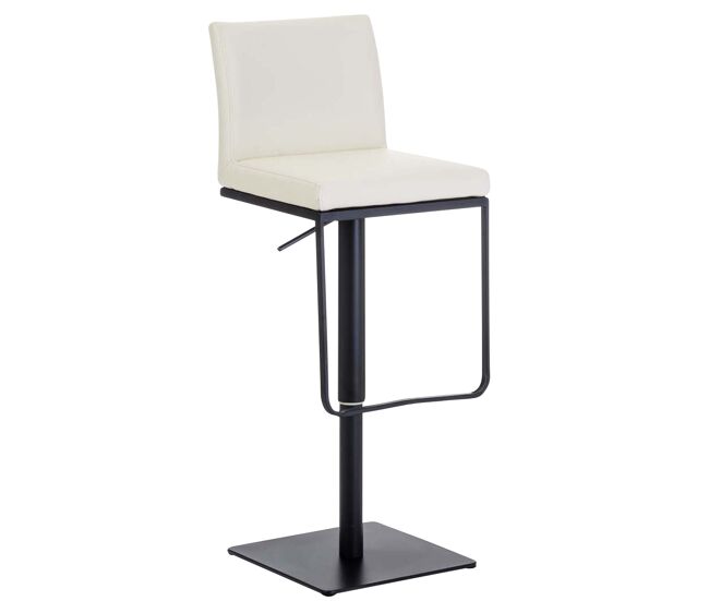 Taburete panama en cuero sintético fino 44x42x86-109 cm