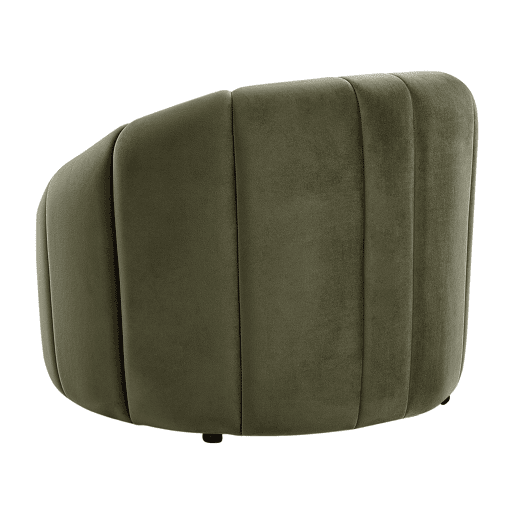 Poltrona MALUNG Veludo Verde escuro