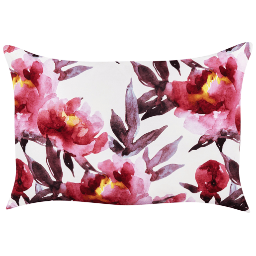 Conjunto de 2 almofadas de jardim LANROSSO Padrão floral 40 x 60 cm Rosa
