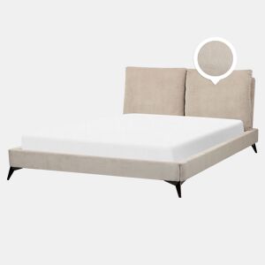 Cama Bombazine MELLE 160 x 200 cm Taupe