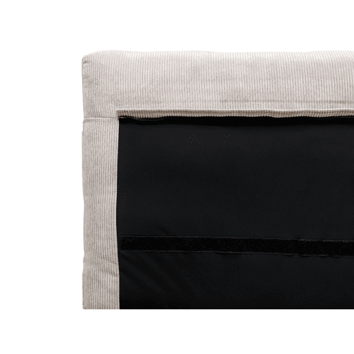Cama Bombazine MELLE 160 x 200 cm Taupe Cama Bombazine MELLE 160 x 200 cm Taupe