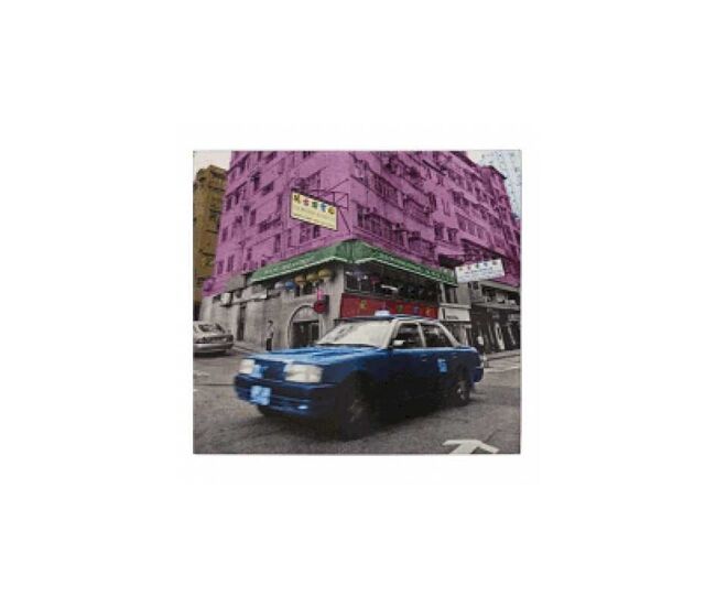 Cuadro taxi blue f