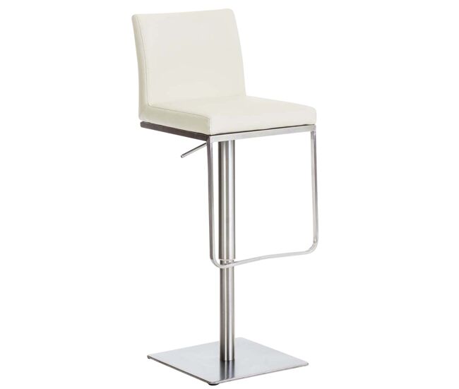 Taburete panama en cuero sintético fino 44x42x86-109 cm