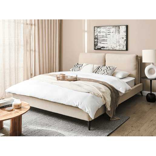 Beliani Cama Bouclé MELLE