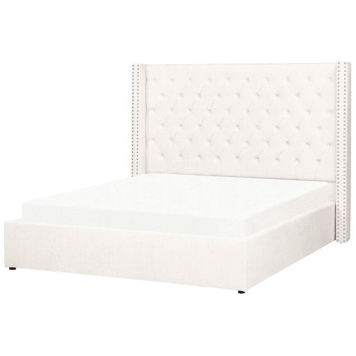 Beliani Cama baú Veludo LUBBON