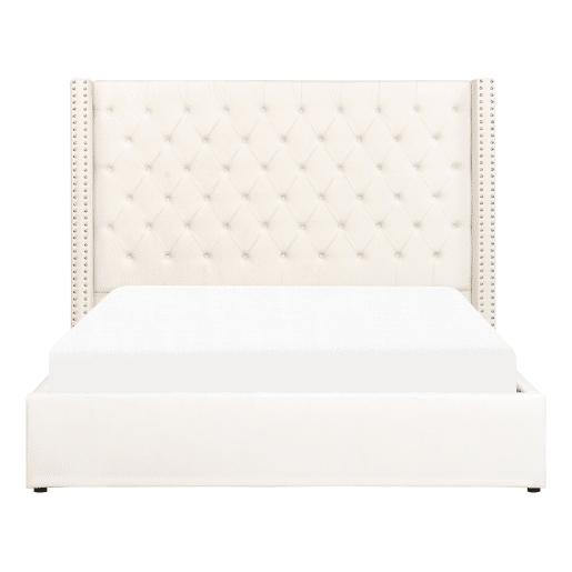 Beliani Cama baú Veludo LUBBON