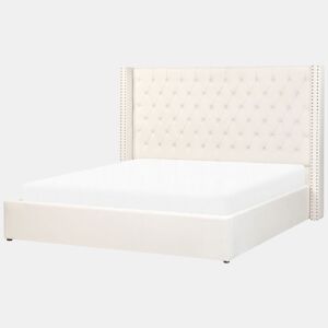 Beliani Cama baú Veludo LUBBON