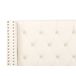 Beliani Cama con almacenaje Terciopelo LUBBON 210x217 Beliani Cama con almacenaje Terciopelo LUBBON 210x217 Blanco/ Beige