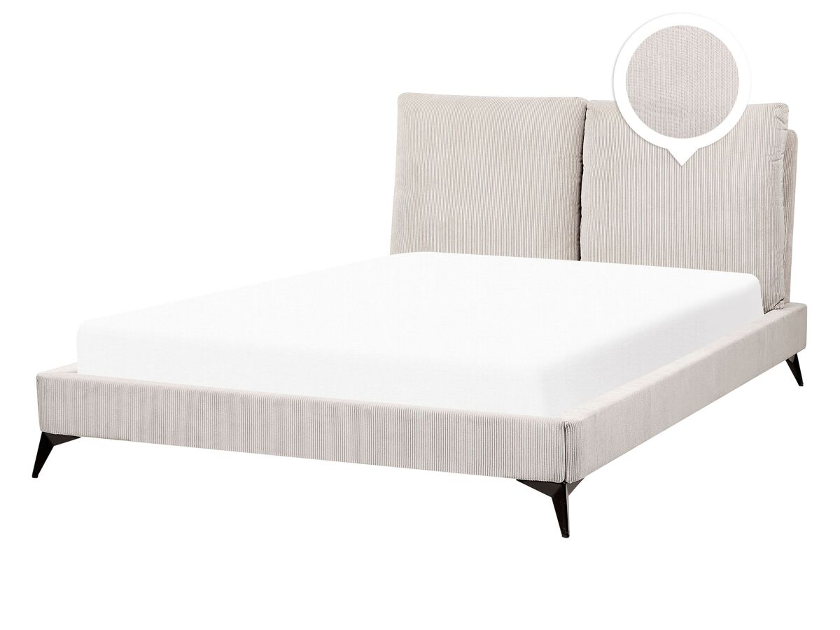 Beliani Cama Pana MELLE 155x240 Beige