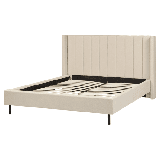 Beliani Cama Bouclé VILLETTE Beliani Cama Bouclé VILLETTE
