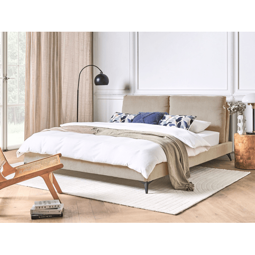 Cama Bombazine MELLE 180 x 200 cm Taupe