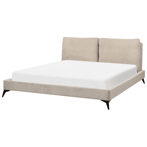 Cama Bombazine MELLE 180 x 200 cm Taupe
